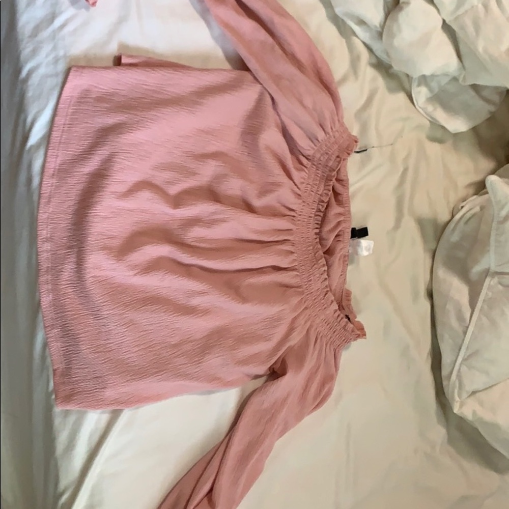 off the shoulder h and m crop top